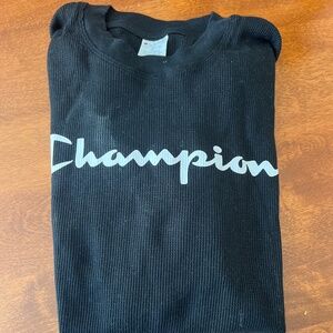 Champion long sleeve waffle shirt